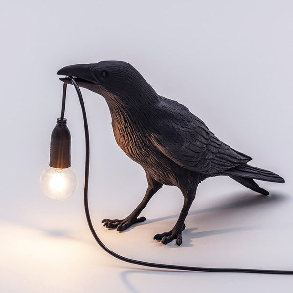 Creative Auspicious Bird Resin Wall Lamp